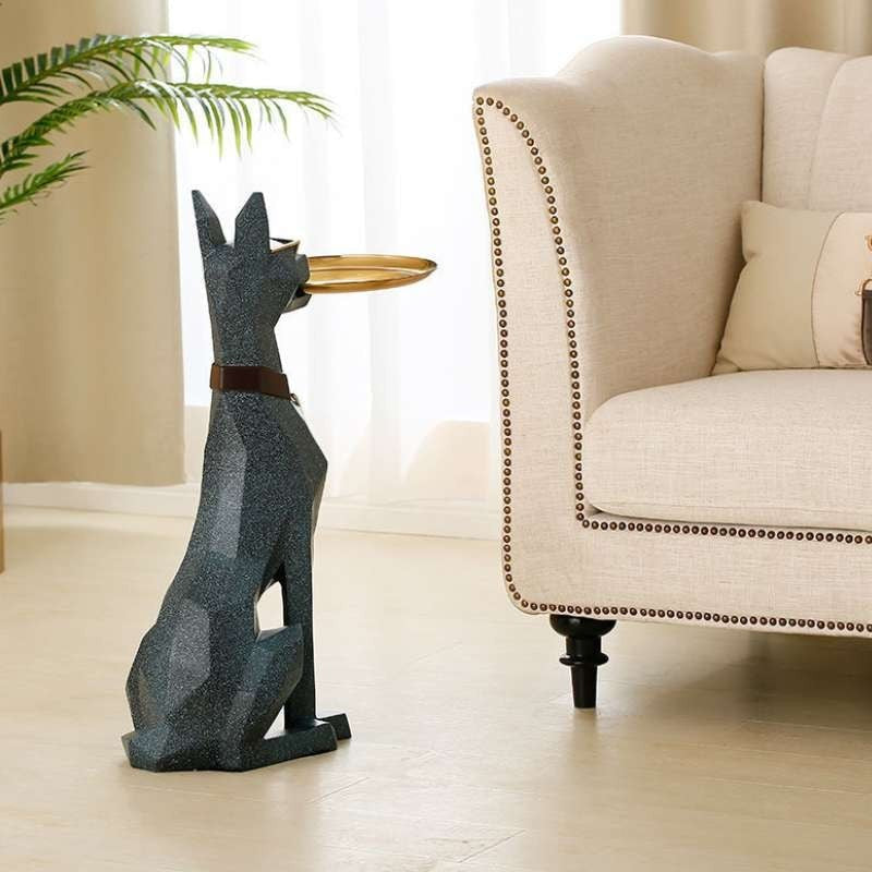 Beaumont Doberman Coffee Table Sculpture