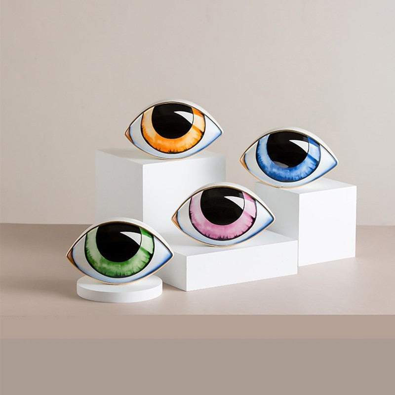 Oculis Ceramic Eye Sculpture