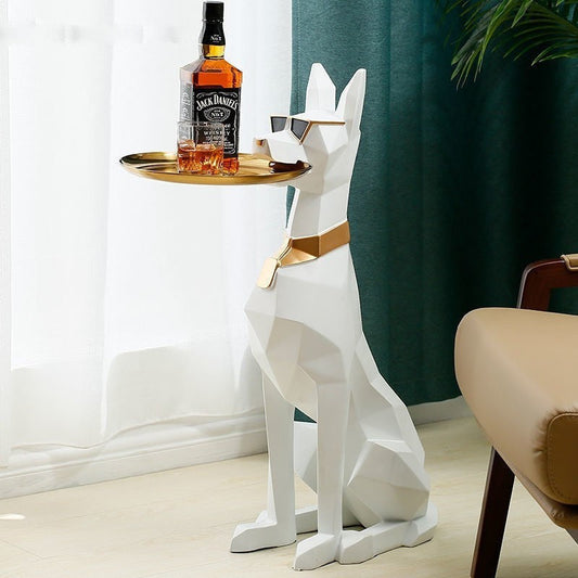 Beaumont Doberman Coffee Table Sculpture