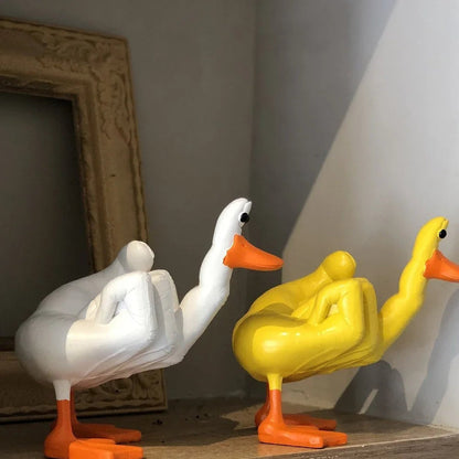 Quorvus Duck Sculpture