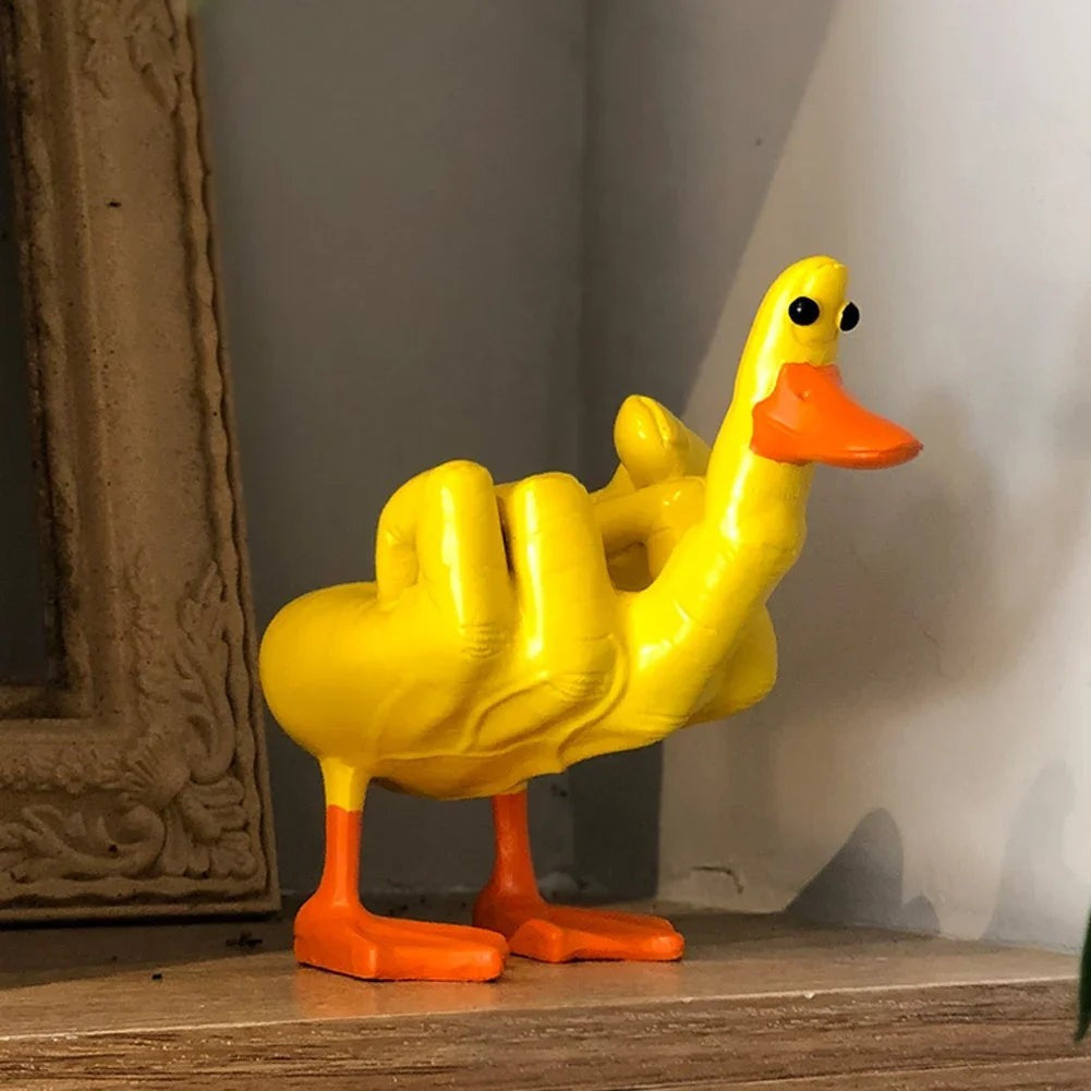 Quorvus Duck Sculpture