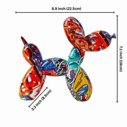 Chromapup Graffiti Balloon Dog Sculpture